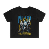 Motley Crue - World Tour - Womens Black Crop